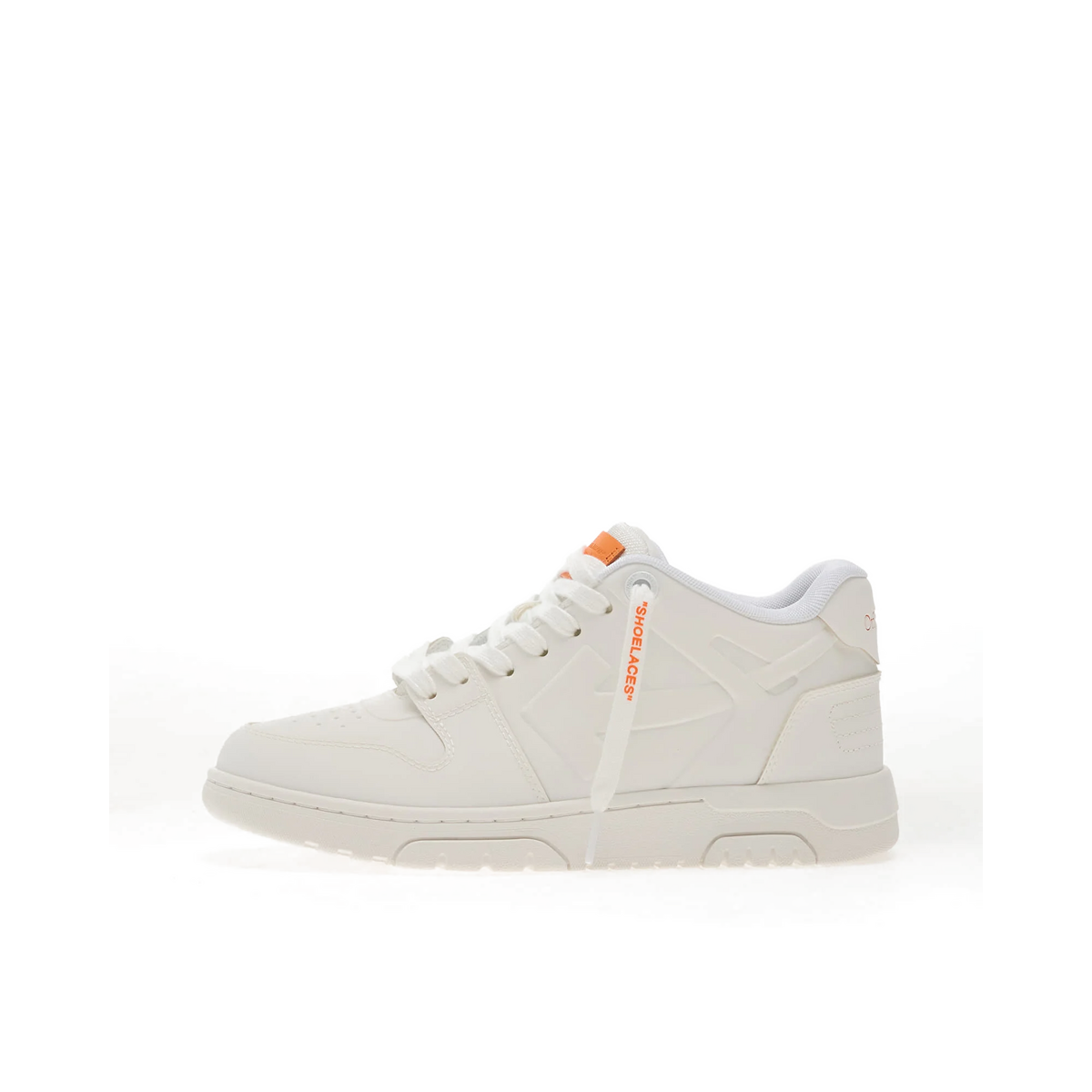 Off-White Out Of Office Molded "White/Orange" | OWIA259S26MAT0010120