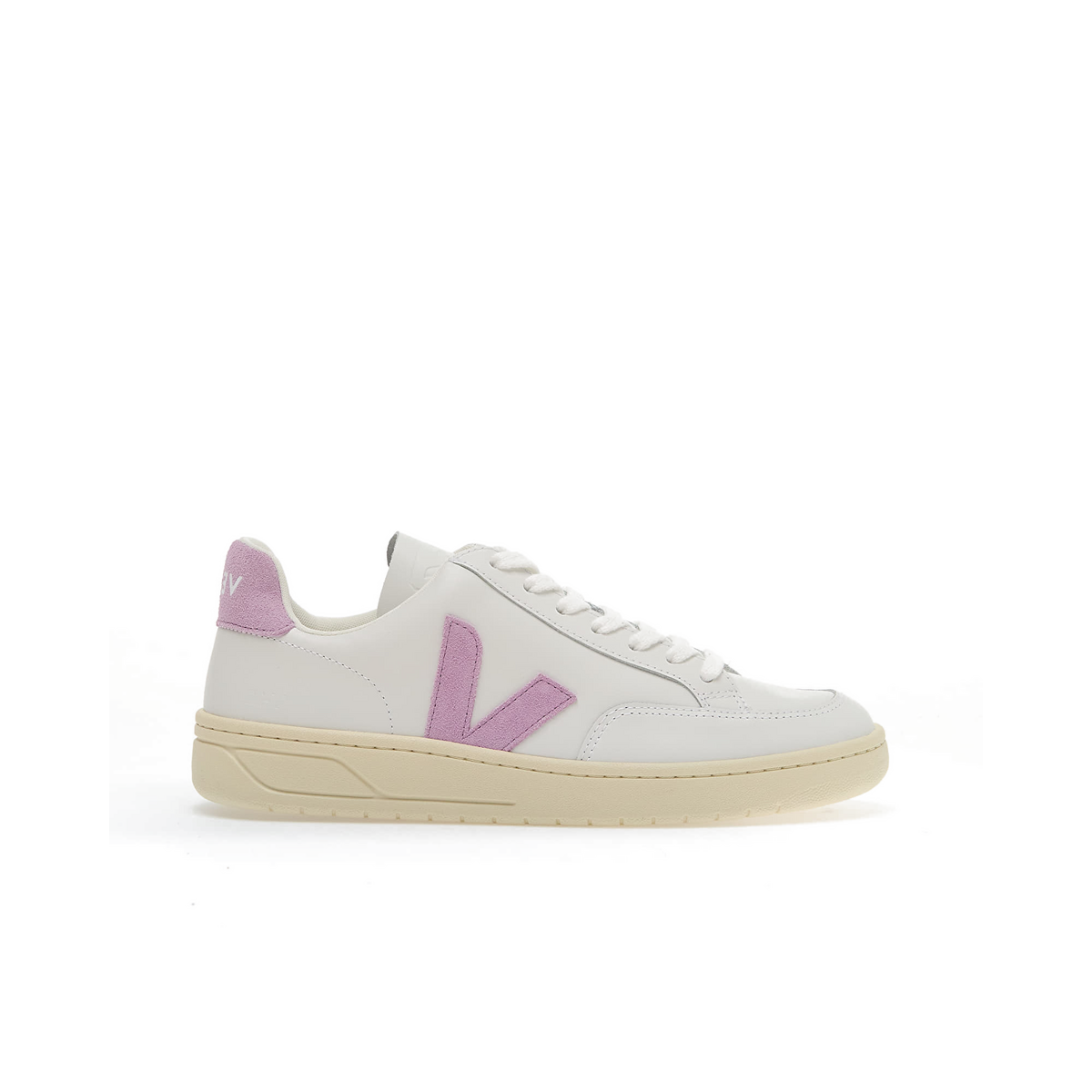 Veja V-12 Leather Wmns "Extra-White Orchid" | XD0220494A