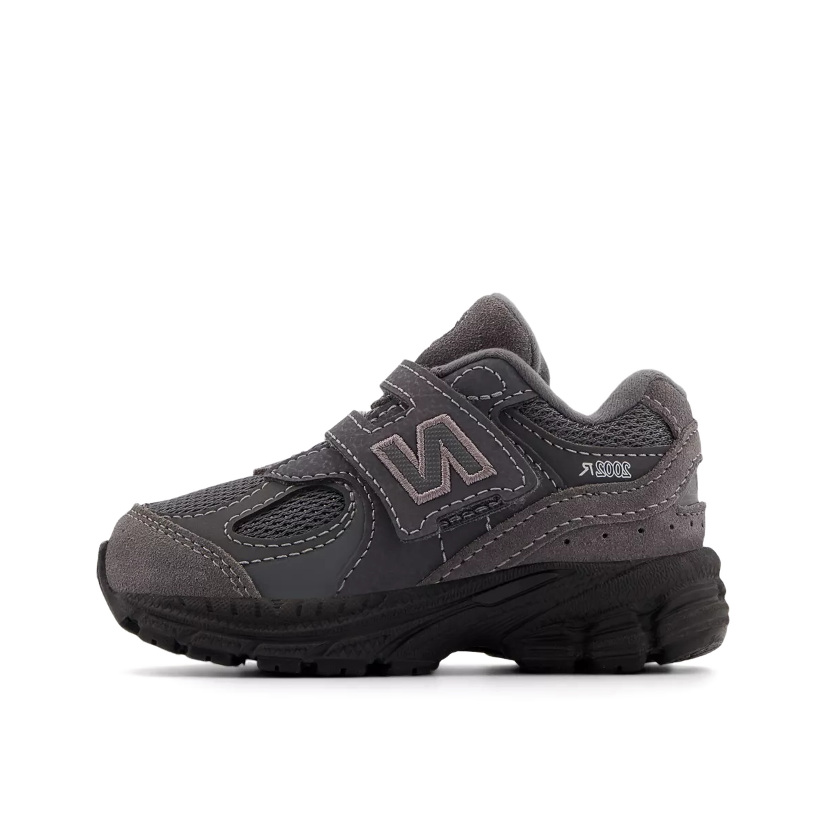 New Balance 2002 Hook & Loop Kids "Grey/Black" | IV2002RH