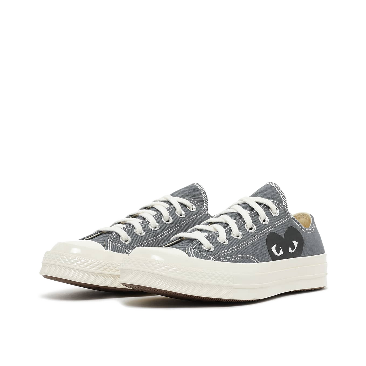 Comme des Garcons Play Black Heart Chuck Taylor All Star '70 Low "Grey" | P1K121GRY