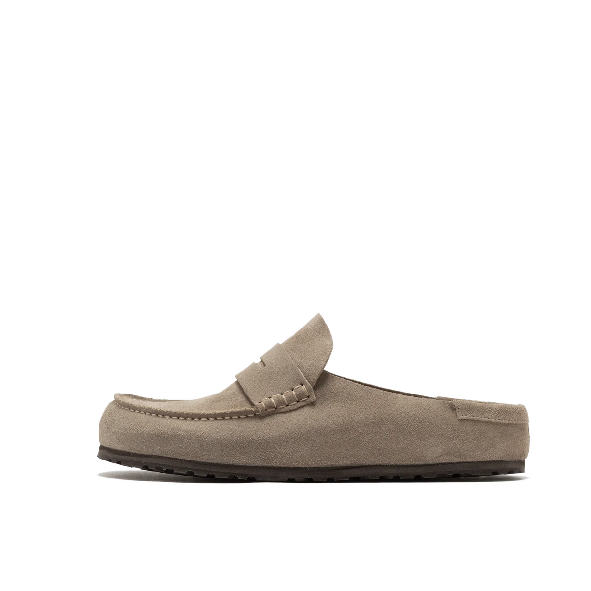 Birkenstock Naples Wrapped "Taupe" Slide | 1029675