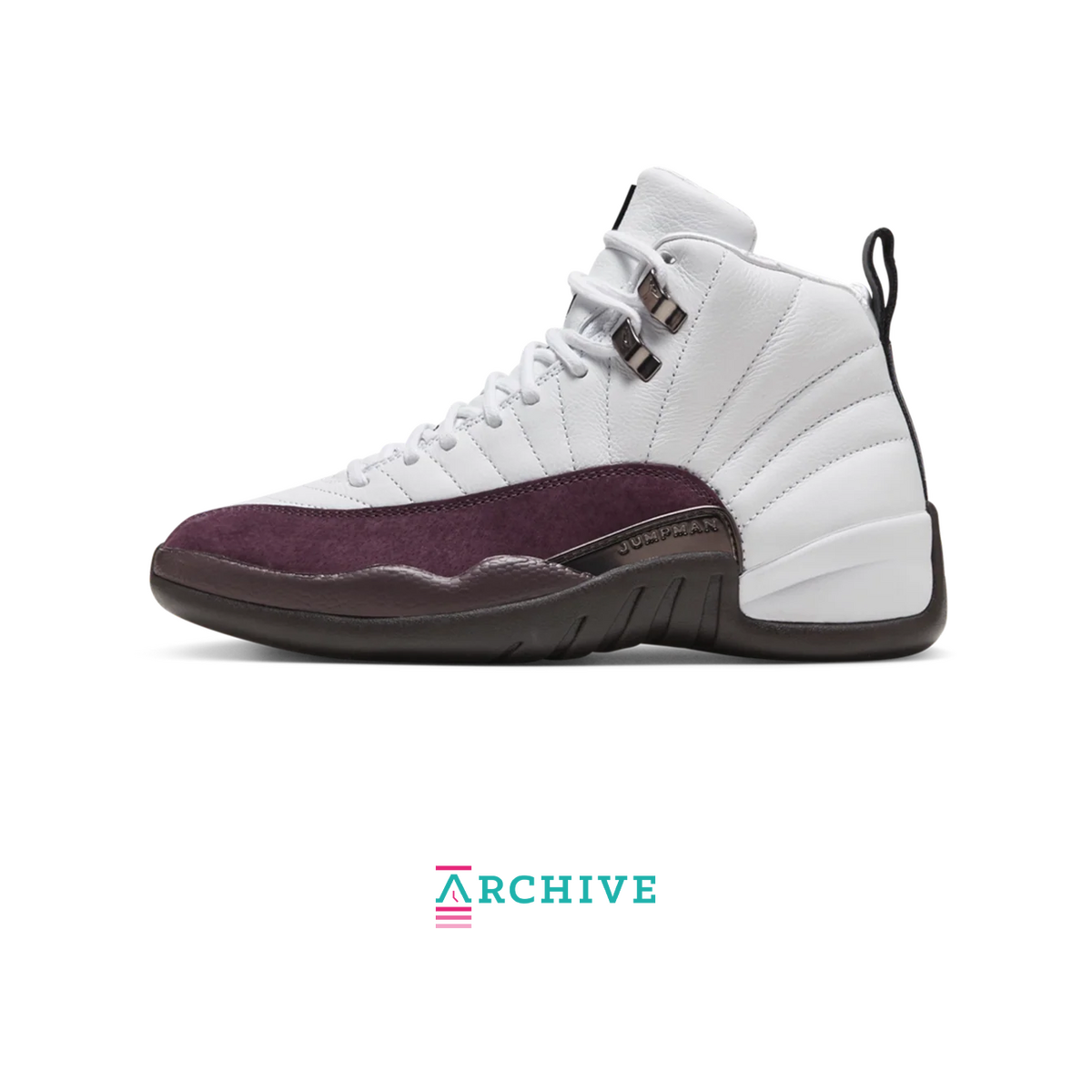 Air Jordan 12 Retro SP Wmns "White/Black-Burgundy Crush" | DV6989-100