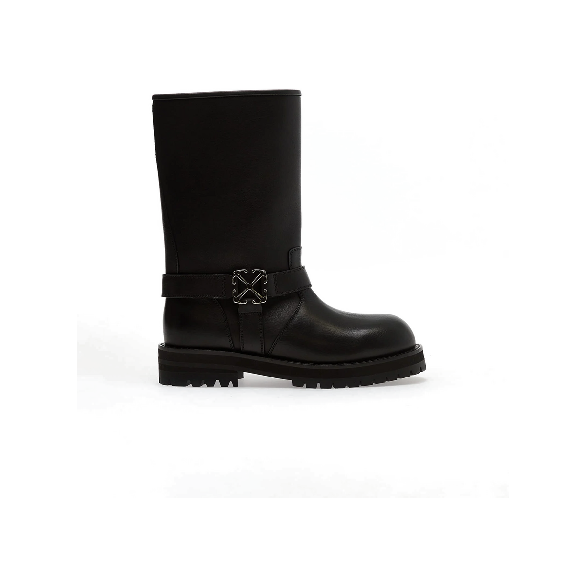 Off-White Off-Track Boot "Black/Silver" | OMIE00EC99LEA0011072