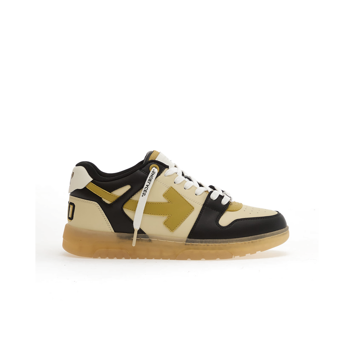 Off-White Out Of Office "Varsity Sand/Golden Brown" | OMIA189F25LEA00C1776