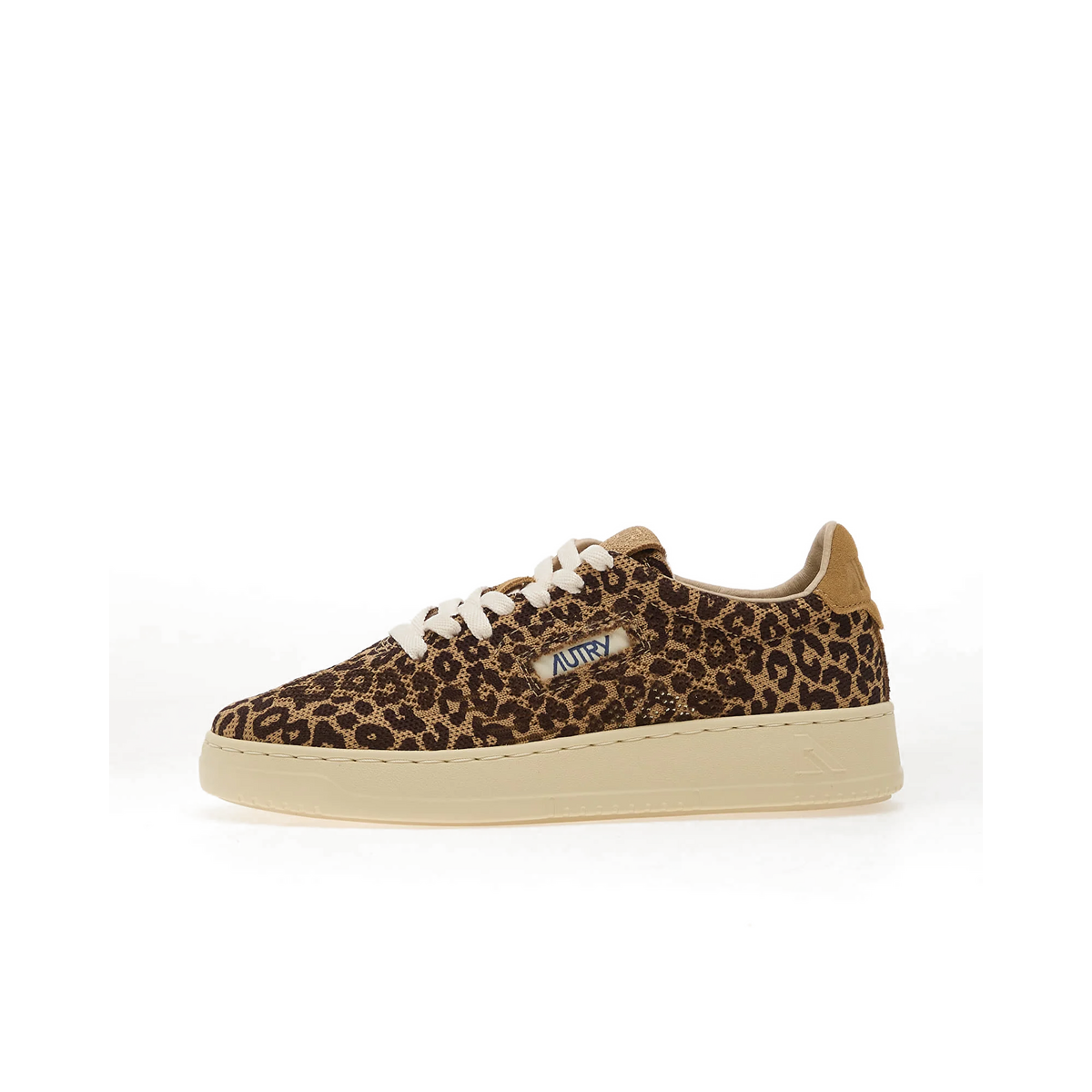 Autry Easeknit Low "Knit/Leopard Print" | EKLWAF03