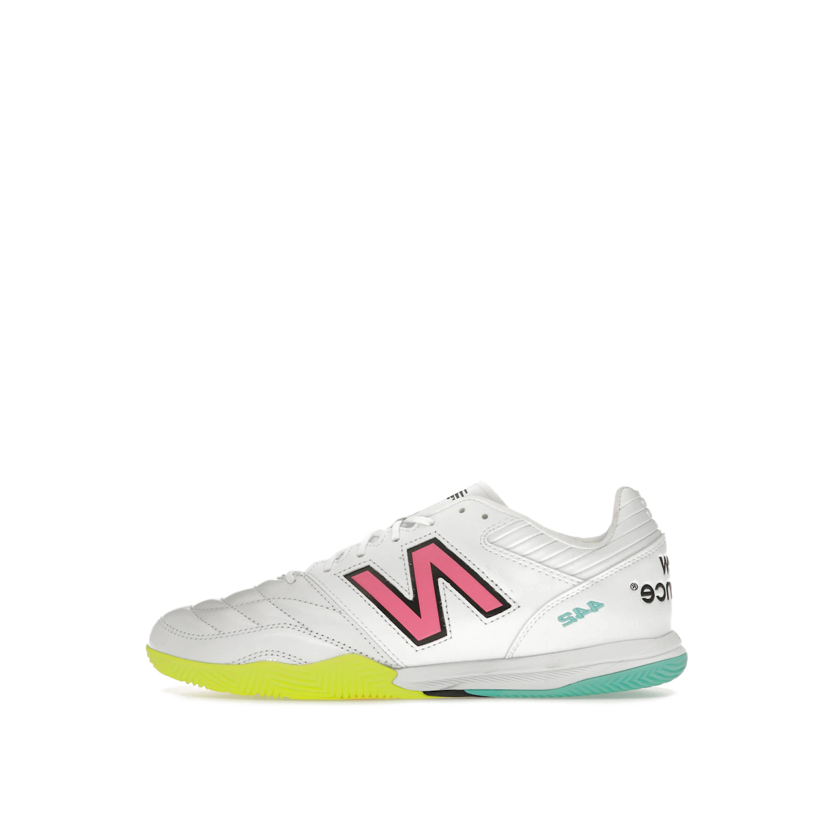 New Balance 442v2 Pro IN "White/Hi-Lite/Neon Pink" | MS41IWH2