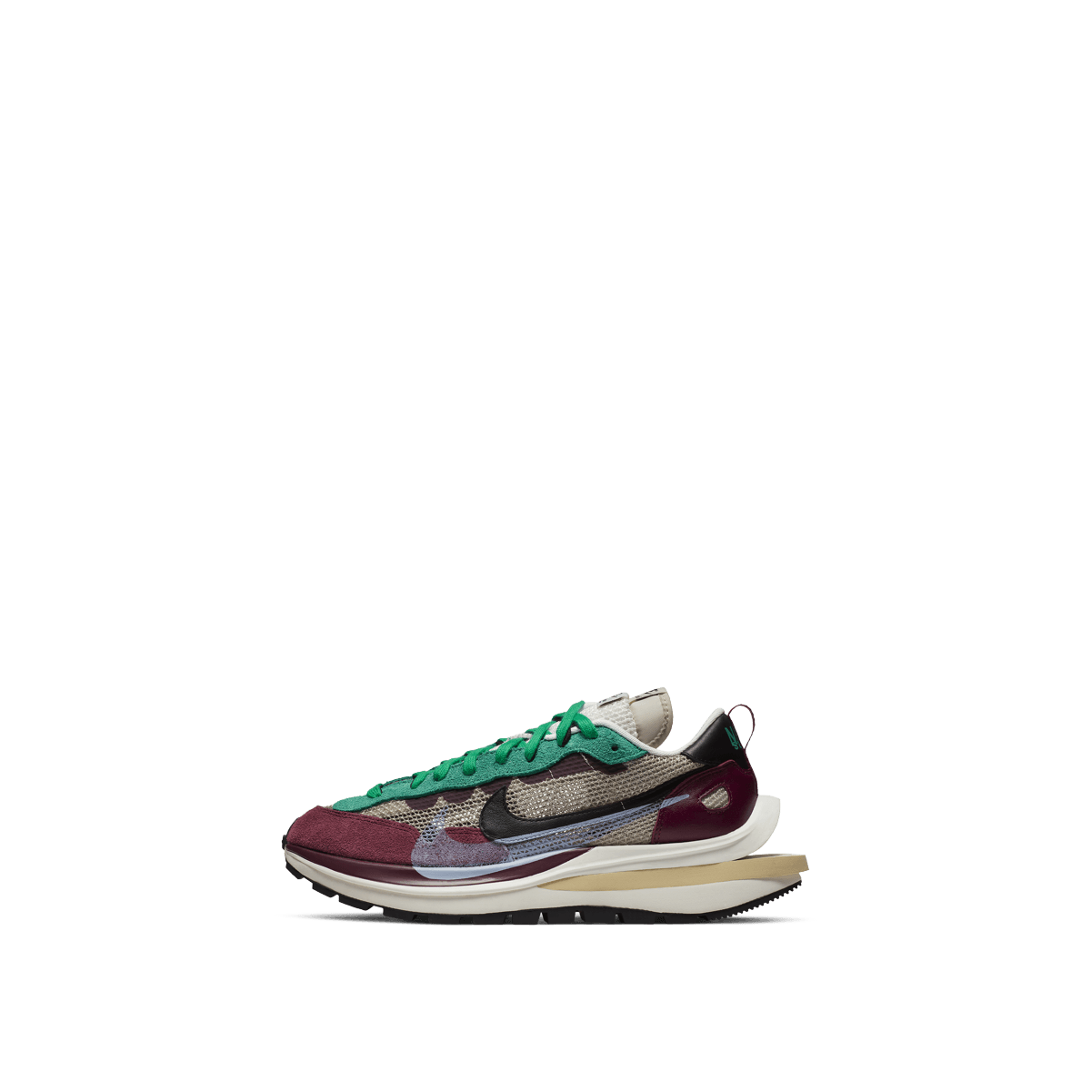 Nike Vaporwaffle Sacai Villain Red Neptune Green