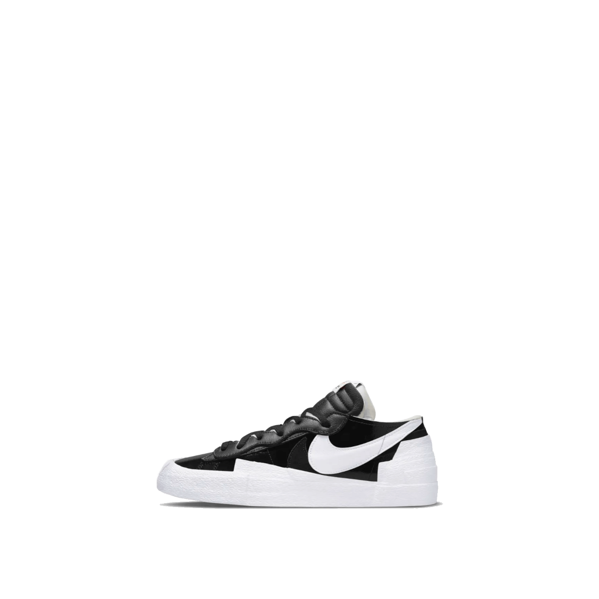 Nike sacai x Blazer Low "Black Patent" | DM6443-001