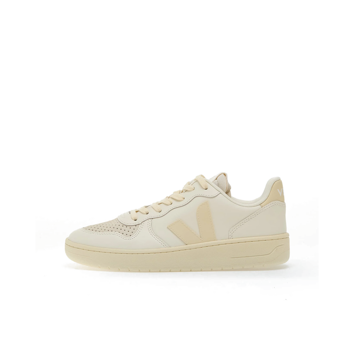 Veja V-10 Prime Leather Wmns "Beige" | VI0220498A