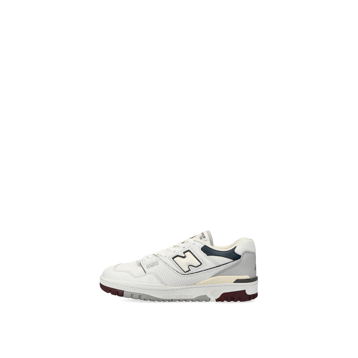 New Balance 550 White Natural Indigo Burgundy