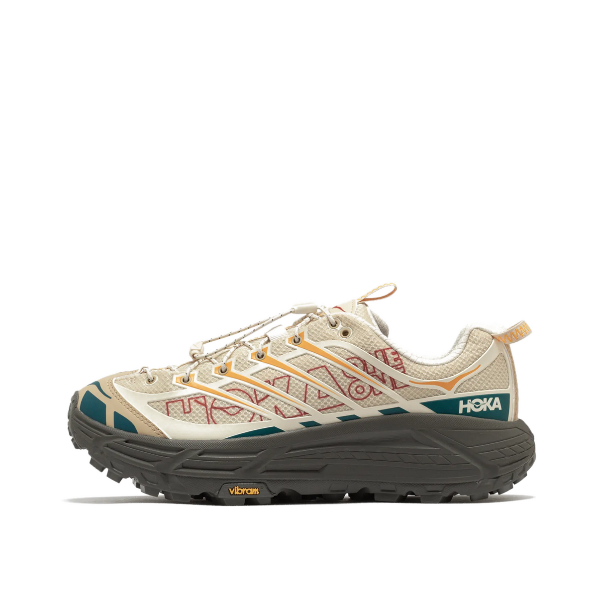 Hoka One One Mafate Three2 Wordmark "Cream/Khaki" | 1175490CRMK