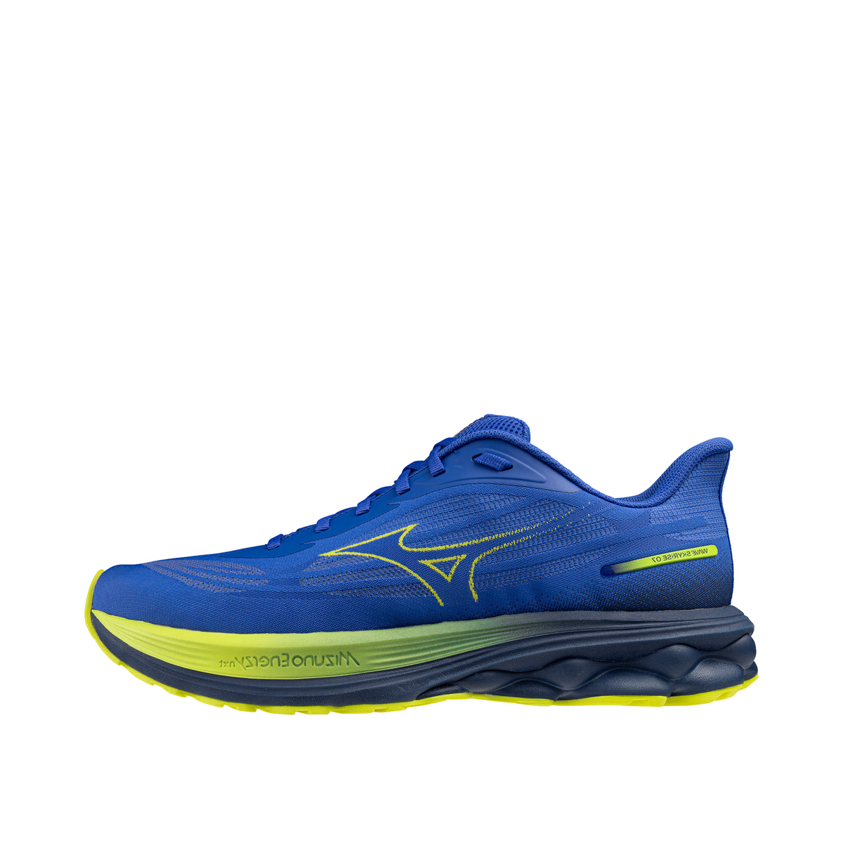 Mizuno Wave Skyrise 7                      Neutrale schoen Heren-blauw, geel