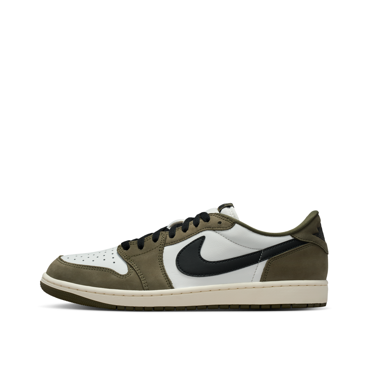 Air Jordan 1 Low "Medium Olive/Black/Summit White/Sail" | HQ6998-200