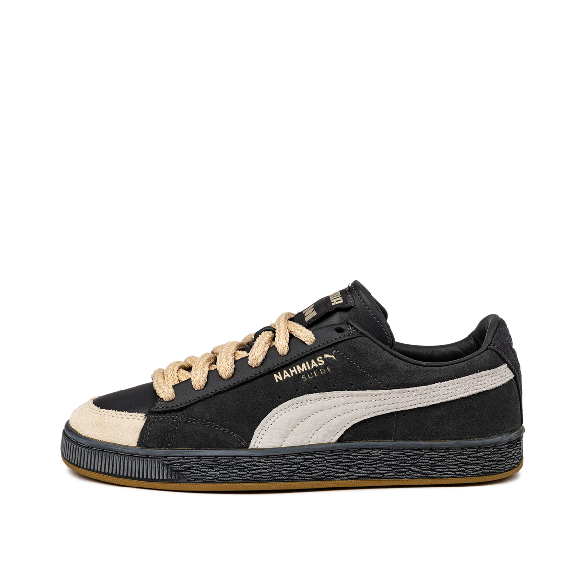 Puma x Nahmias Suede Vintage "Flat Dark Gray / Vapor Gray / Honey Butter" | 407026-01