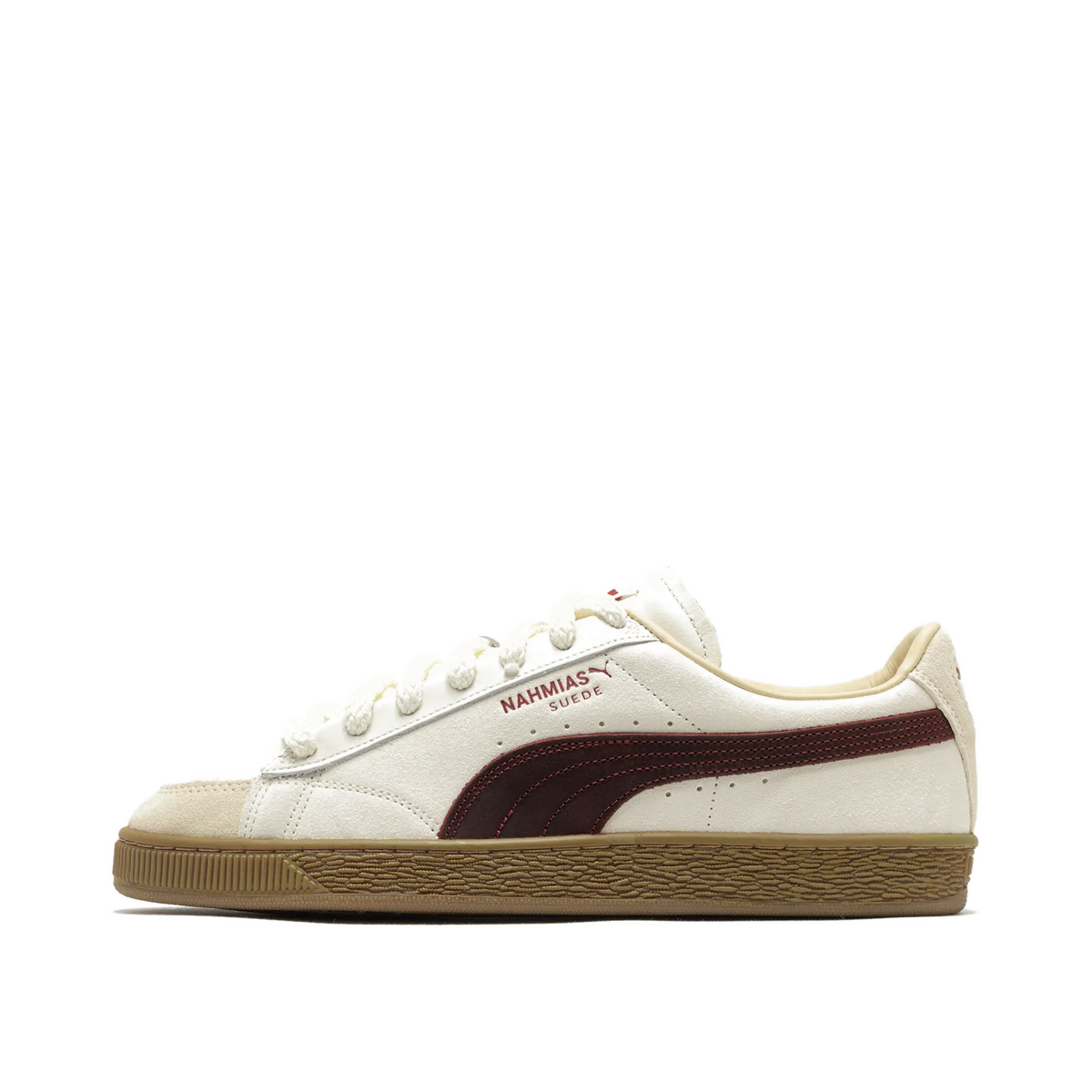 Puma x Nahmias Suede Vintage "Warm White / Archive Gold / For All Time Red" | 407025-01