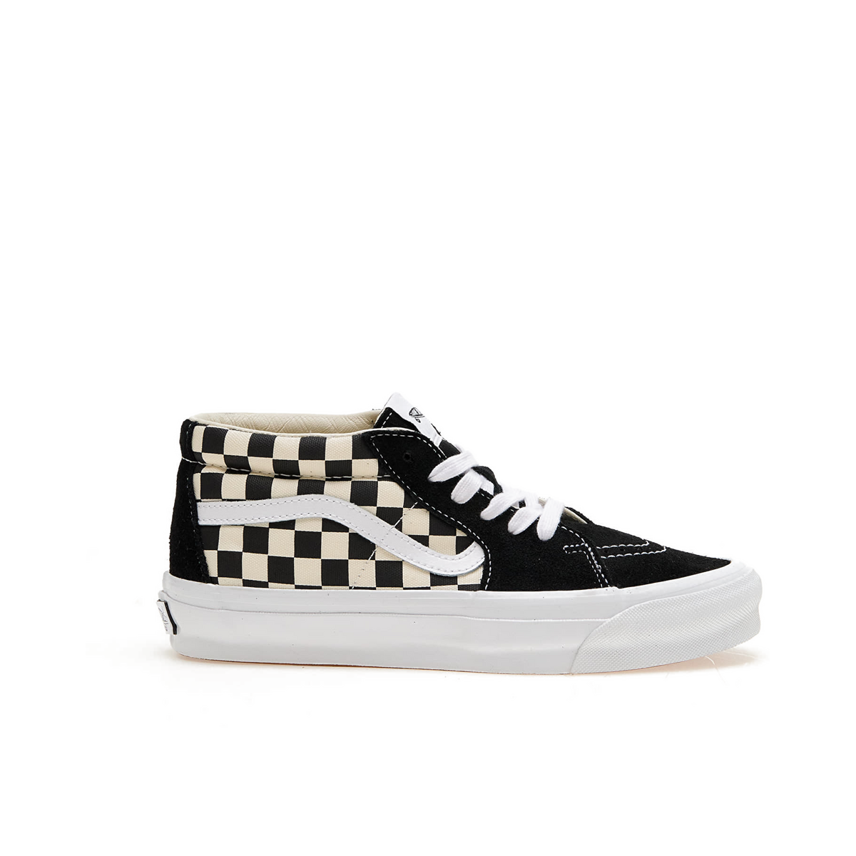 Vans Sk8-Mid Reissue 83 LX "Checkerboard Black/Off White" | VN000CQQ2BO1