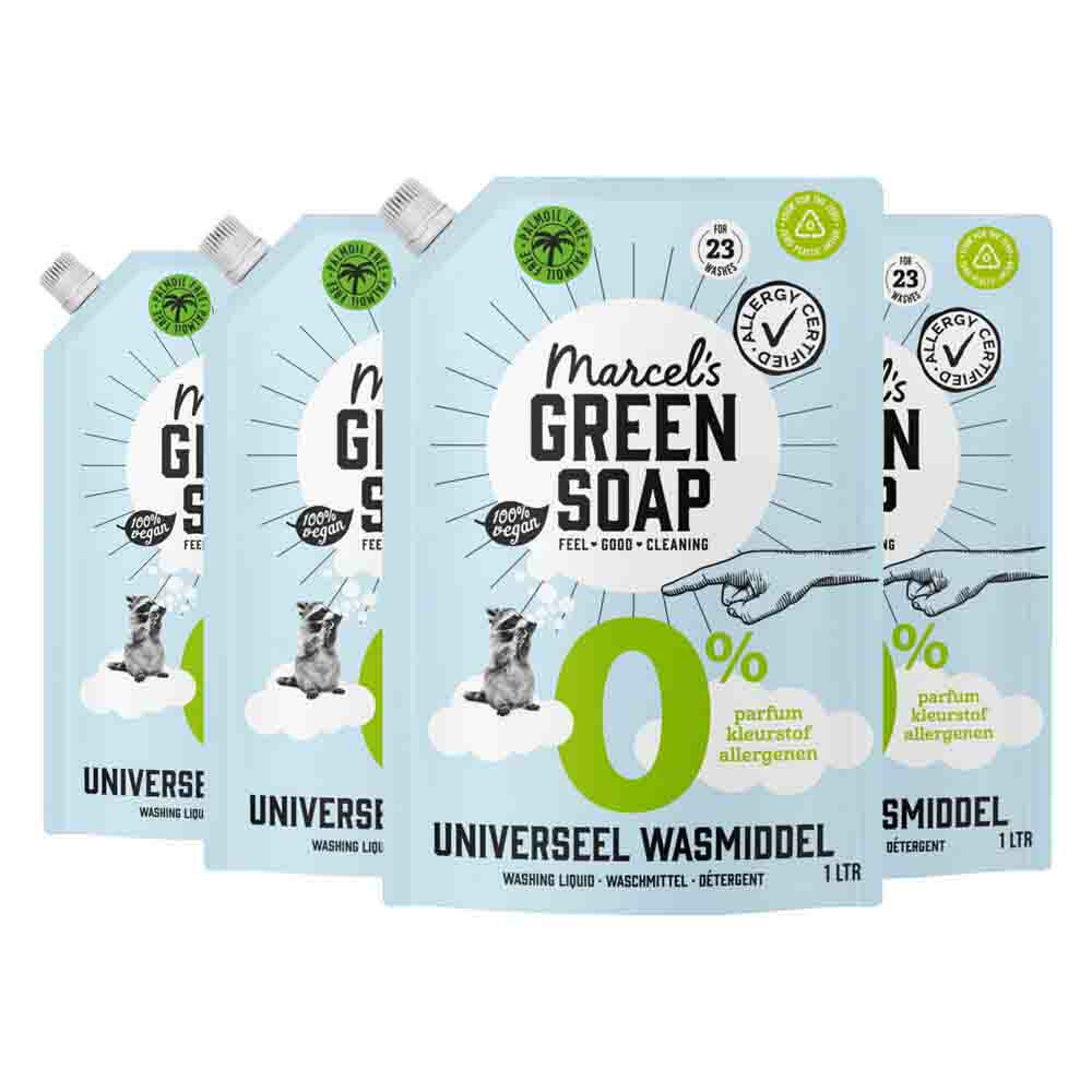 Marcel's Green Soap Universeel 0% navulling wasmiddel - 92 wasbeurten