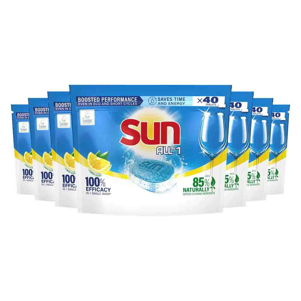 Sun All-in-1 Lemon - 280 vaatwastabletten