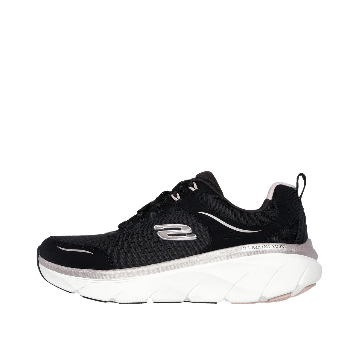 Skechers Relaxed Fit D'Lux Walker 2.0 "Black/Rose Gold" | 150103BKRG