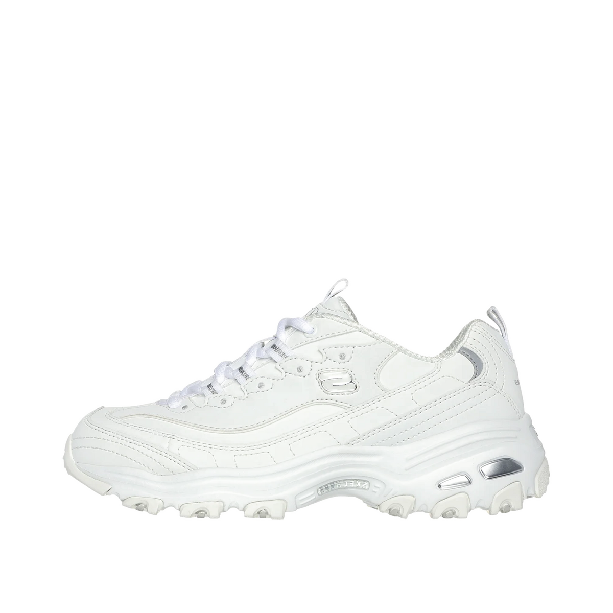 Skechers D'Lites - Play On "White/Silver" | 11949WSL