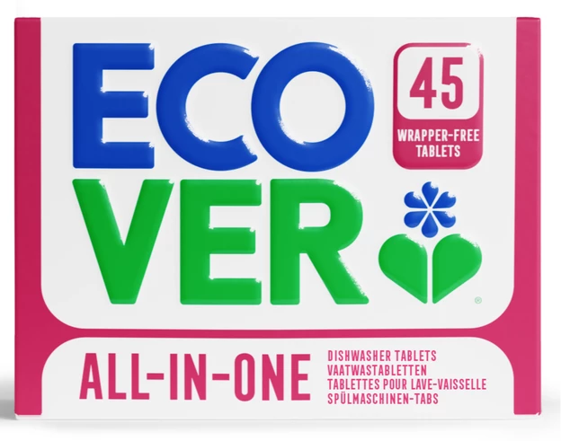 Ecover All-In-One zonder folie - 45 vaatwastabletten