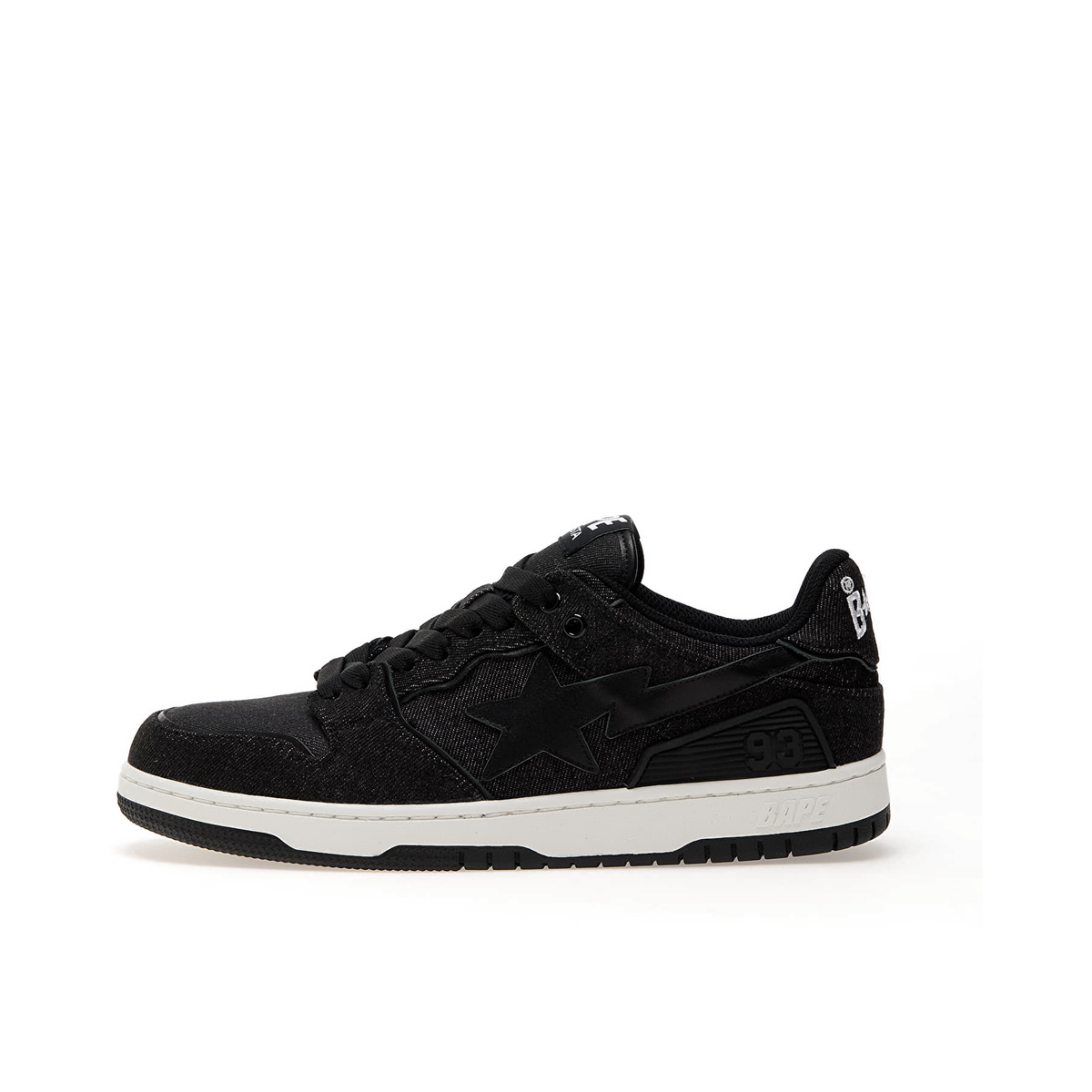 A Bathing Ape Bape Sk8 Sta "Denim Black" | 001FWJ201005IBLK