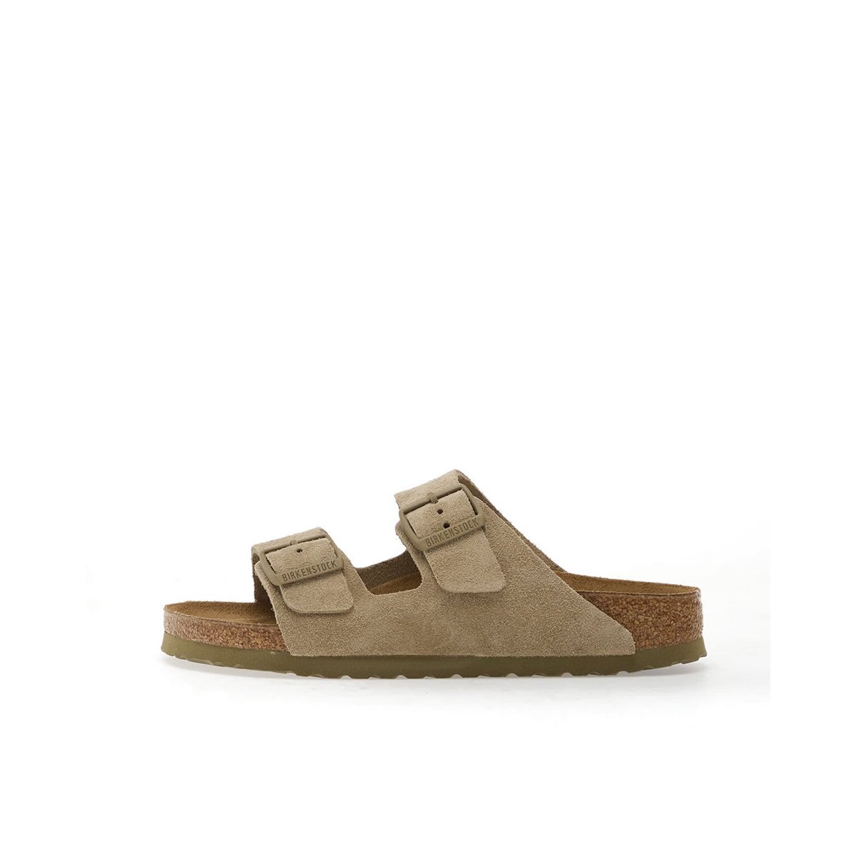 Birkenstock Arizona Suede Leather "Faded Khaki" Sandal | 1032061