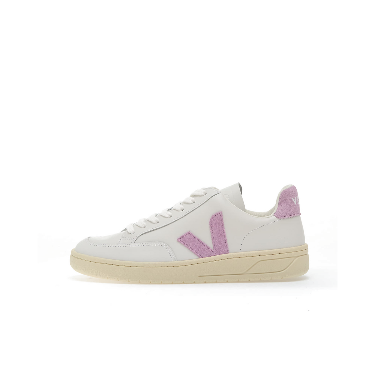 Veja V-12 Leather Wmns "Extra-White Orchid" | XD0220494A