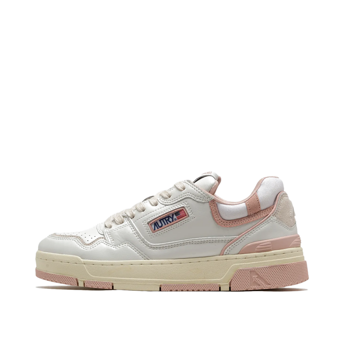 Autry CLC Low "Multicolor/Matte White/Powder Pink" | ROLWMM14
