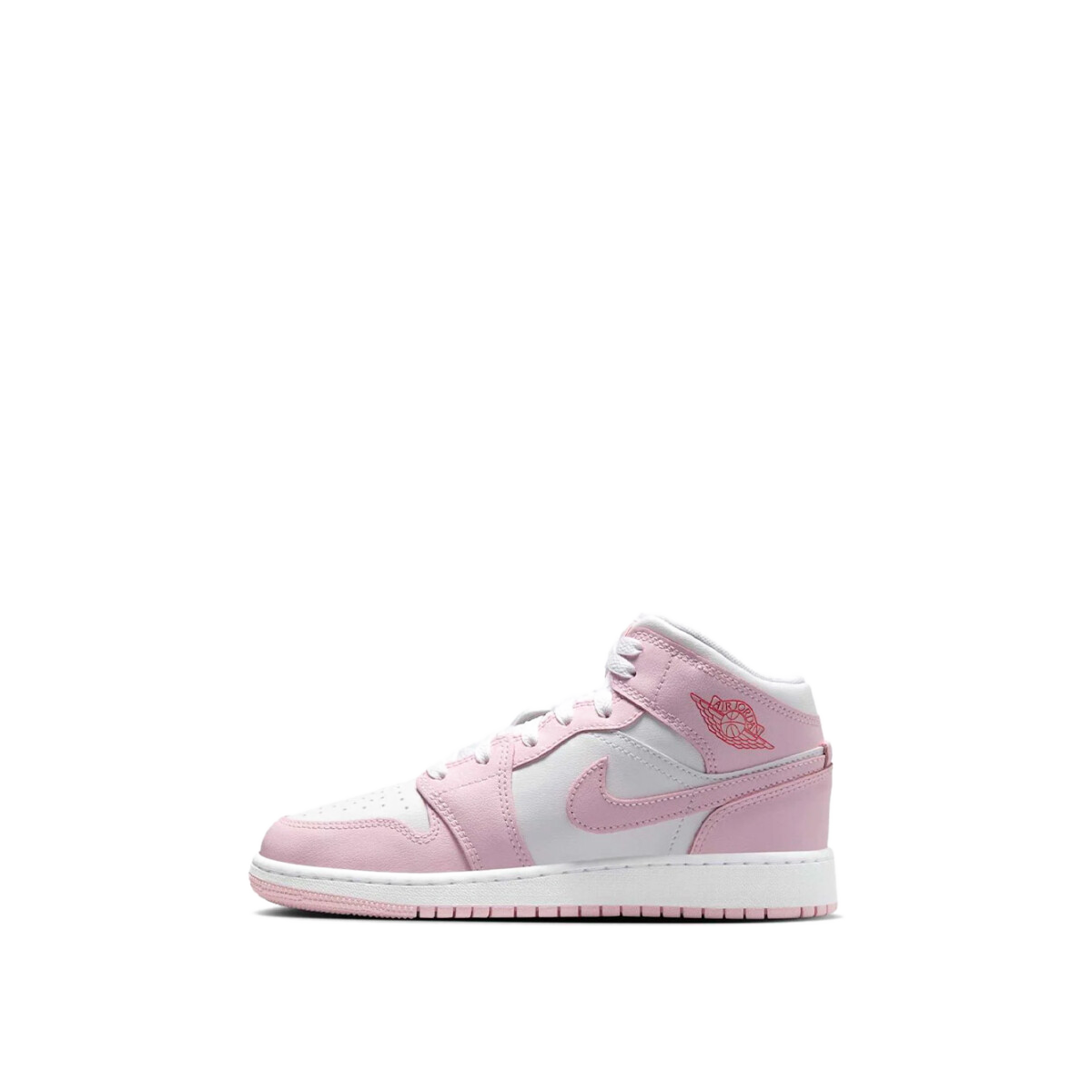 Air Jordan 1 Mid "Pink Foam/Fire Red" | DQ8423-608