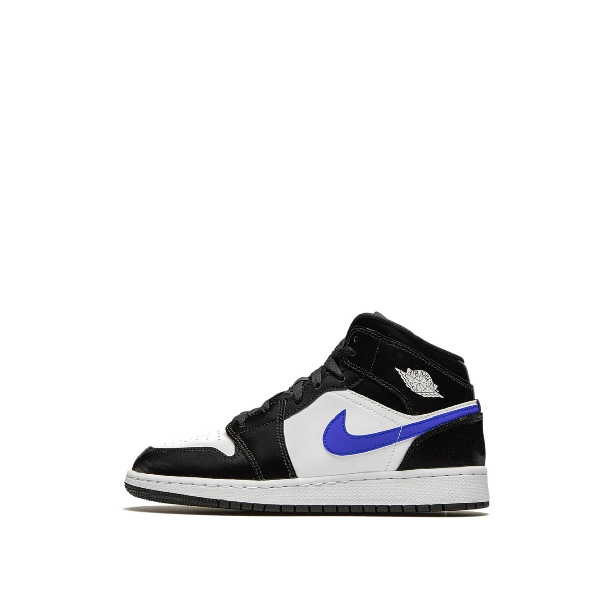 Air Jordan 1 Mid Black Racer Blue White