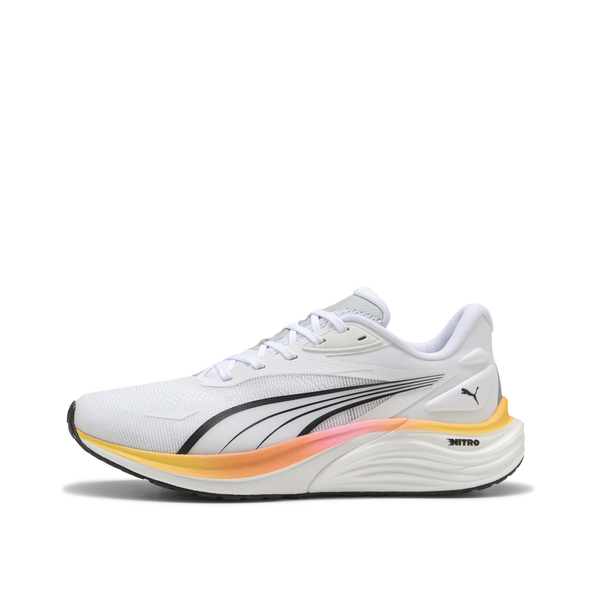 PUMA Electrify NITRO 4 "White/Poison Pink/Sun Stream" | 310789-24