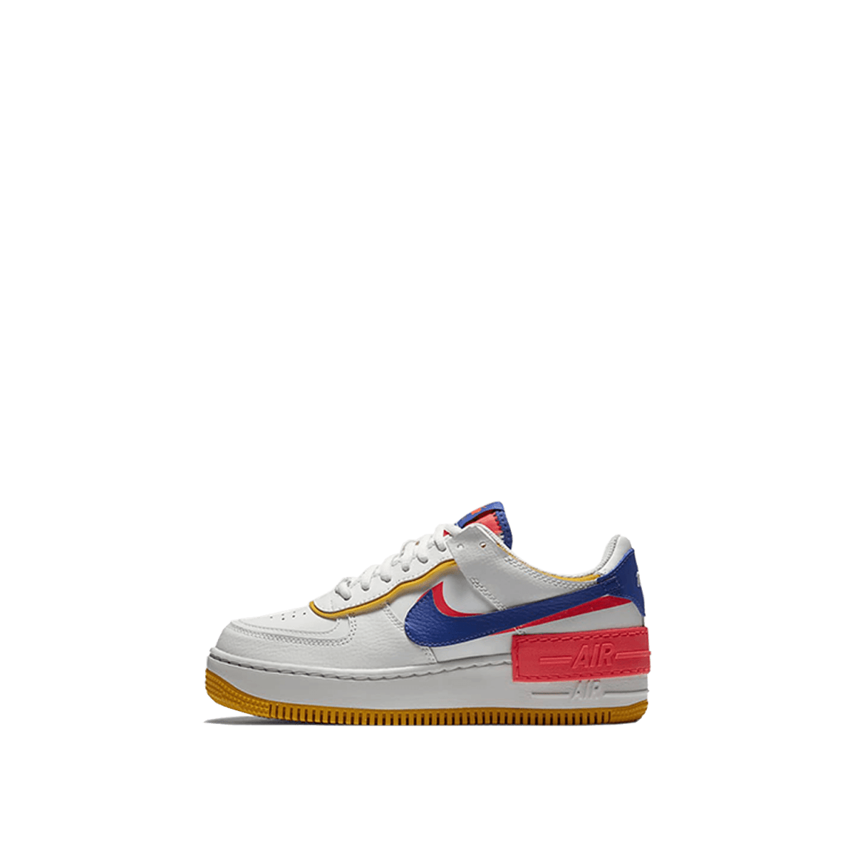 Nike Air Force 1 Shadow White Flash Crimson Astronomy Blue