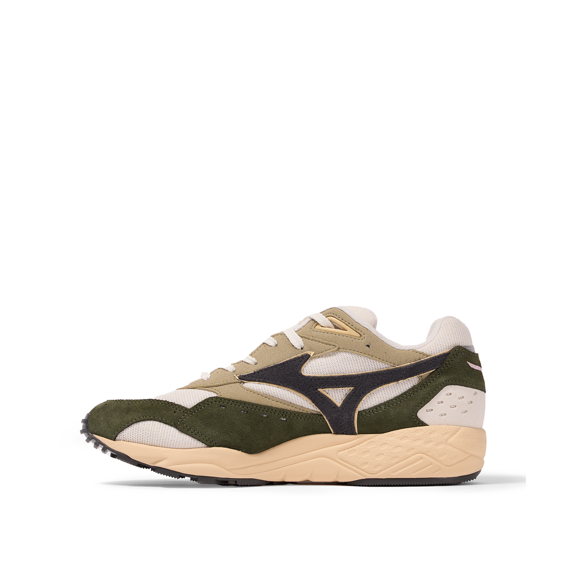 Mizuno CONTENDER Sportstyle "Pristine/Black Sand/Four Leaf" | D1GA236932