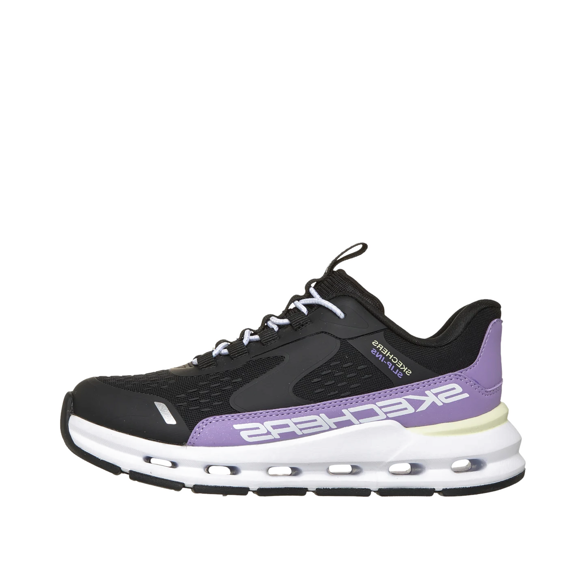 Skechers Glide-Step Vista Lane "Black/Purple" | 303654LBKPR
