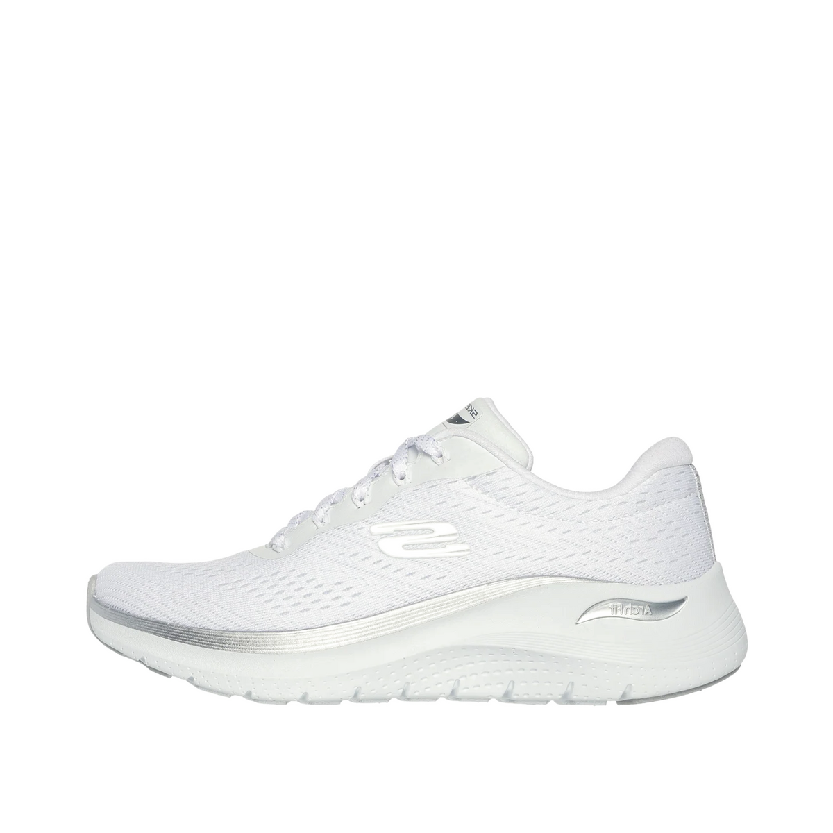 Skechers Arch Fit 2.0 - Glow The Distance "White/Silver" | 150067WSL