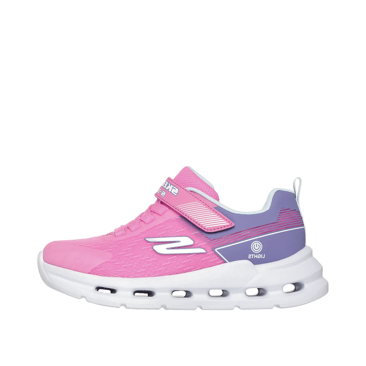 Skechers S-Lights Glide-Step Lights "Pink" | 303730LPKMT