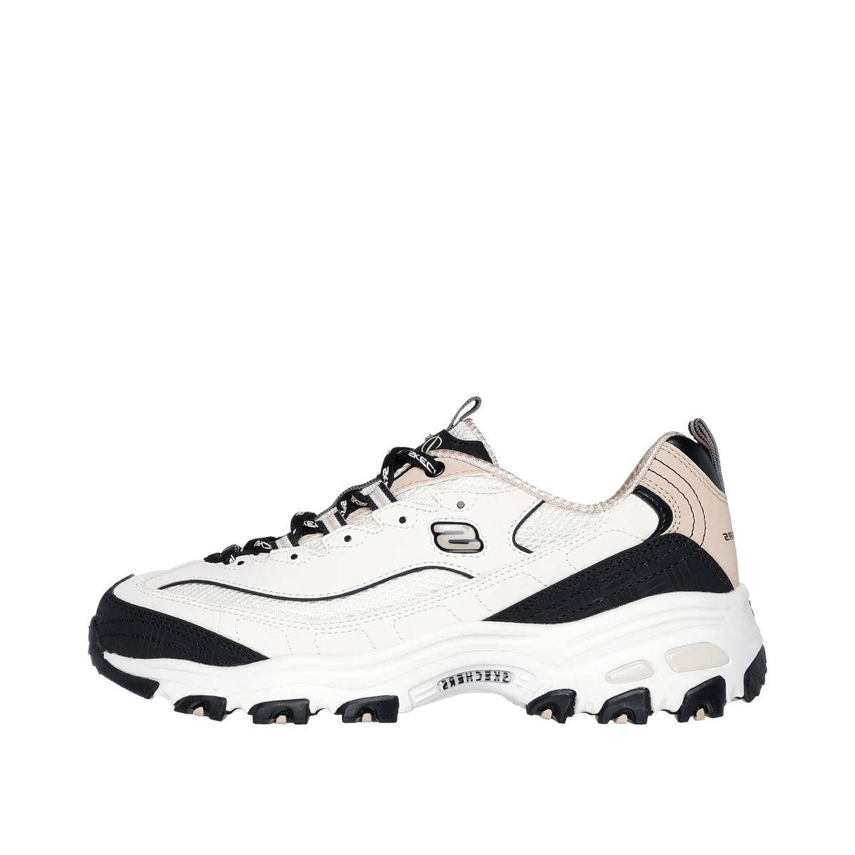 Skechers D'Lites Retro Rewind "Natural/Black" | 150536NTBK