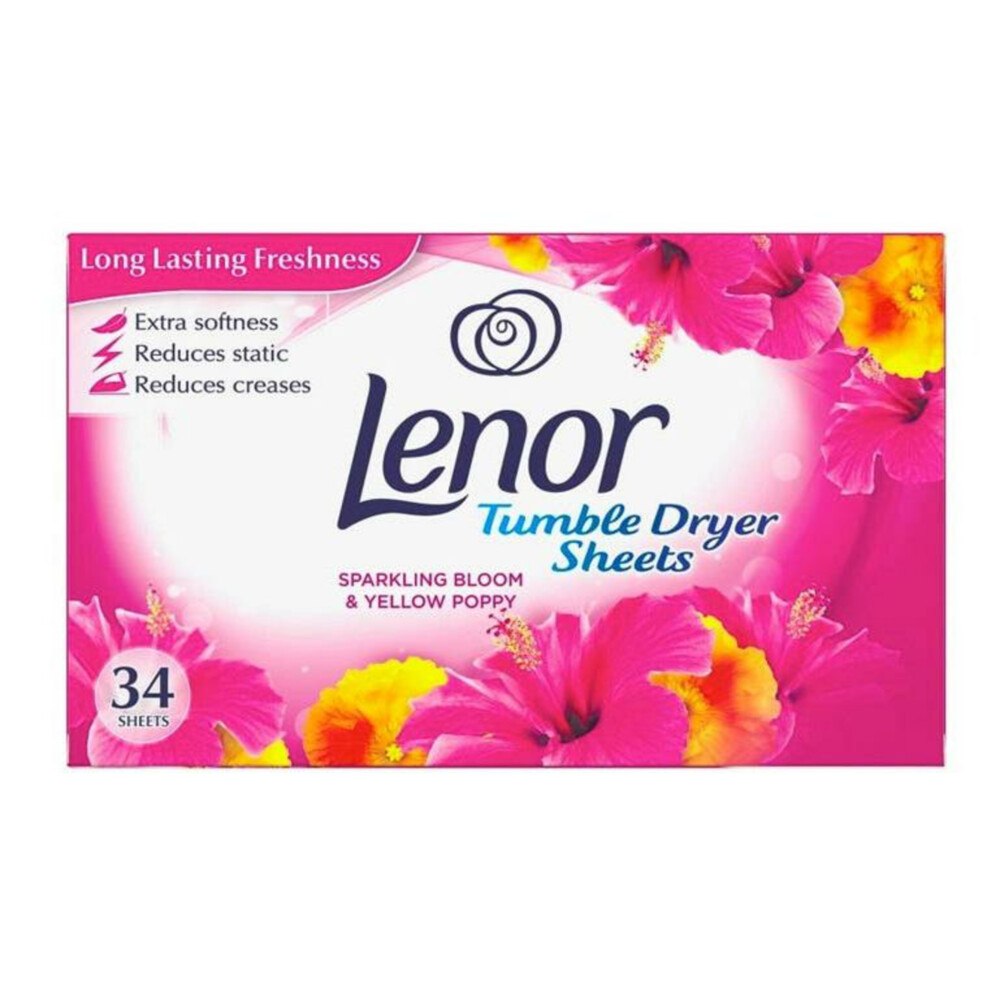 Lenor Sparkling Bloom Droogtrommeldoekjes - 34 stuks
Lenor Sparkling Bloom Droogtrommeldoekjes - 408 stuks