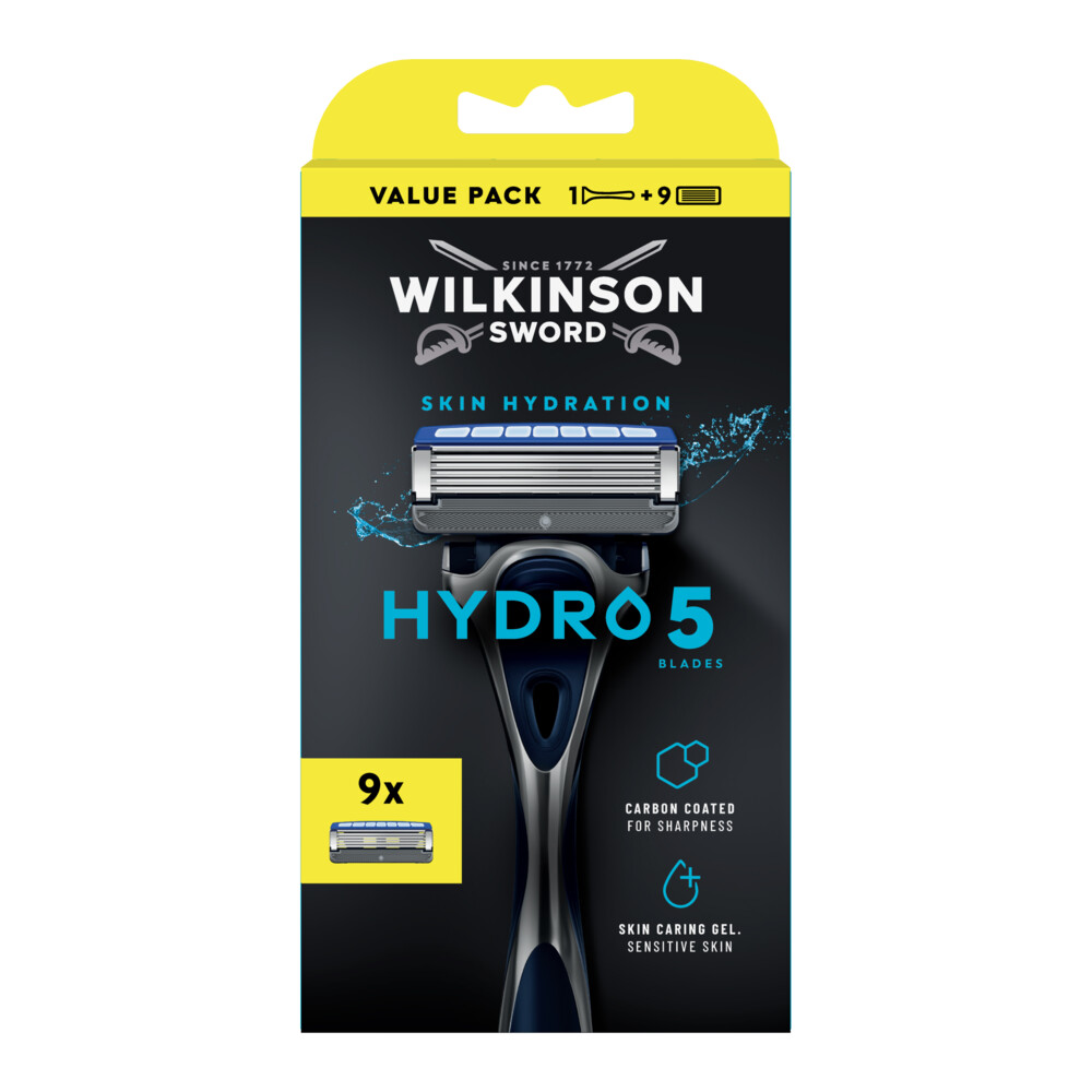 3x Wilkinson Hydro 5 Scheersysteem + Navulmesjes XL 9 stuks