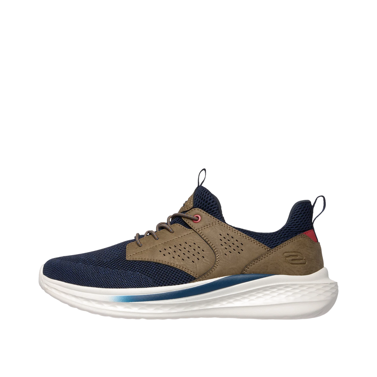 Skechers Slade - Breyer "Navy/Brown" | 210892NVTN