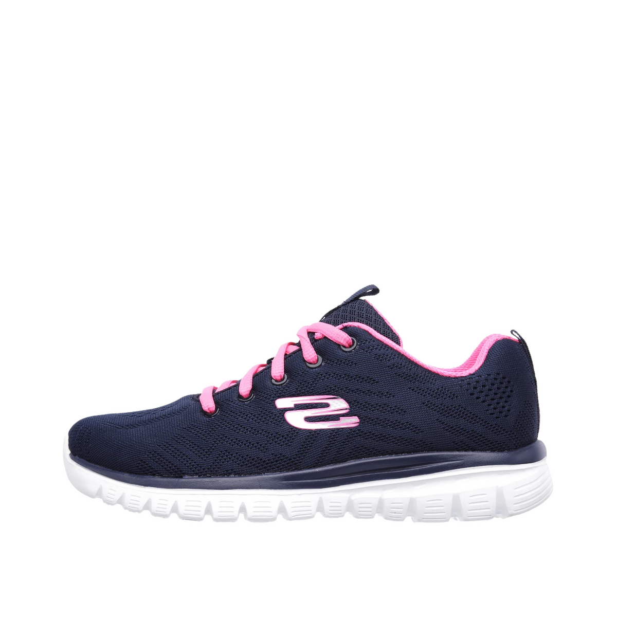 Skechers Graceful - Get Connected "Navy/Hot Pink" | 12615WNVHP