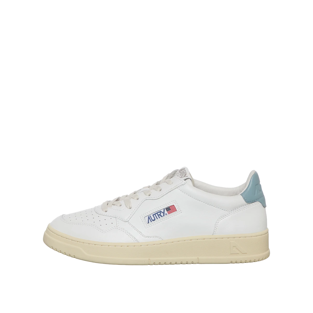 Autry Medalist Low "White/Silver Blue" | AULMLL79