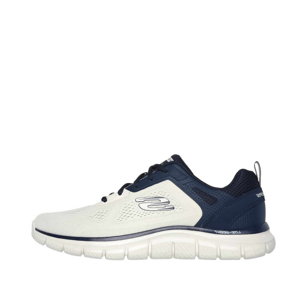 Skechers Track - Broader CM "Off White/Navy" | 232698OWNV