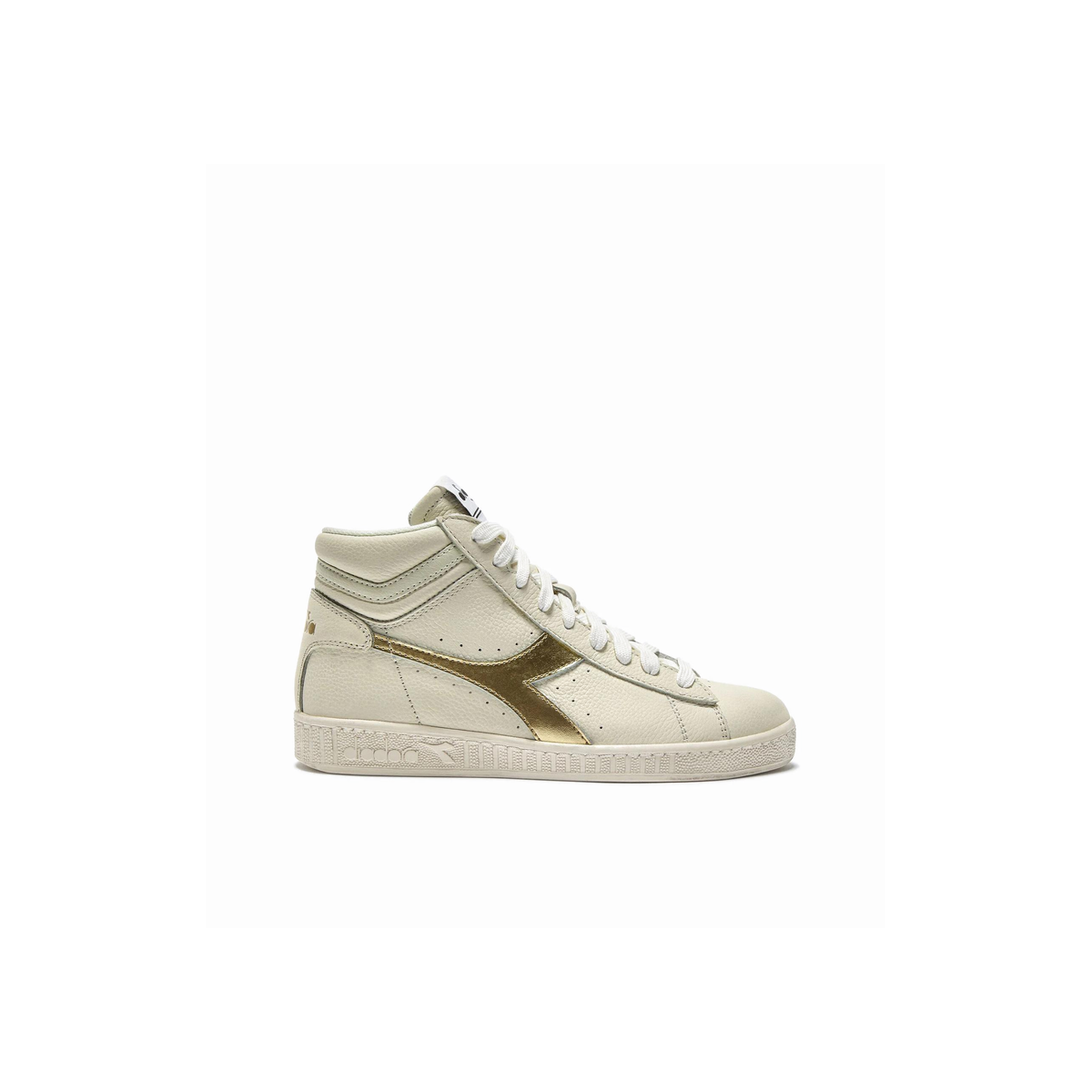 Diadora Game L Waxed Metal High "White" | 501179494C1070