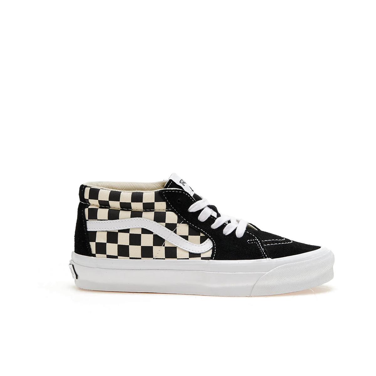Vans Sk8-Mid Reissue 83 LX "Checkerboard Black/Off White" | VN000CQQ2BO1