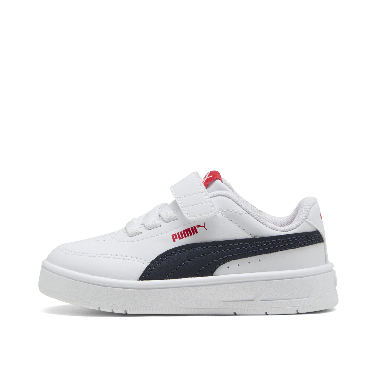 PUMA Court Classic Clean "White/New Navy/Red" | 403752-10