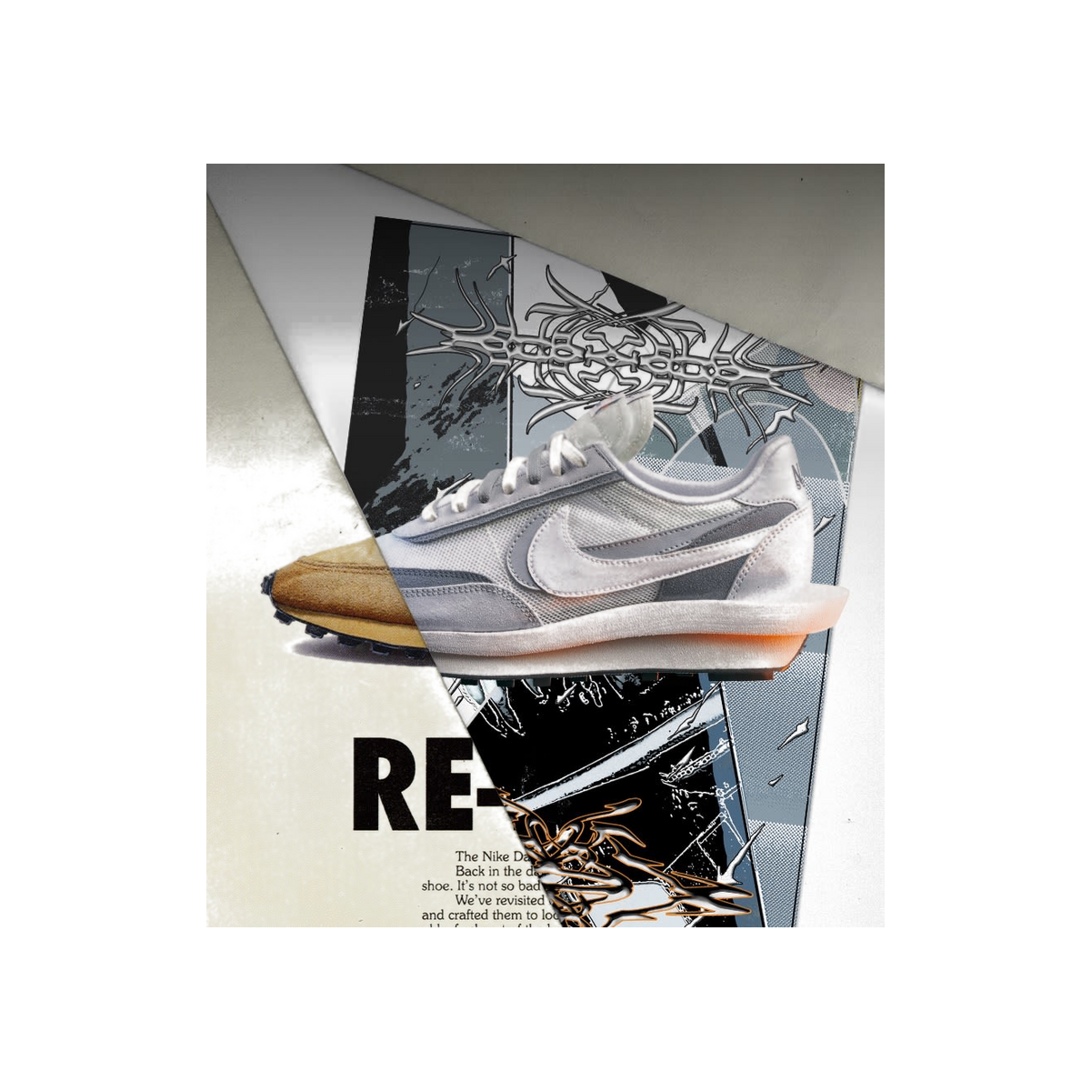 Nike LD Waffle Sacai "Summit White/Wolf Grey/Black/White" | BV0073-100