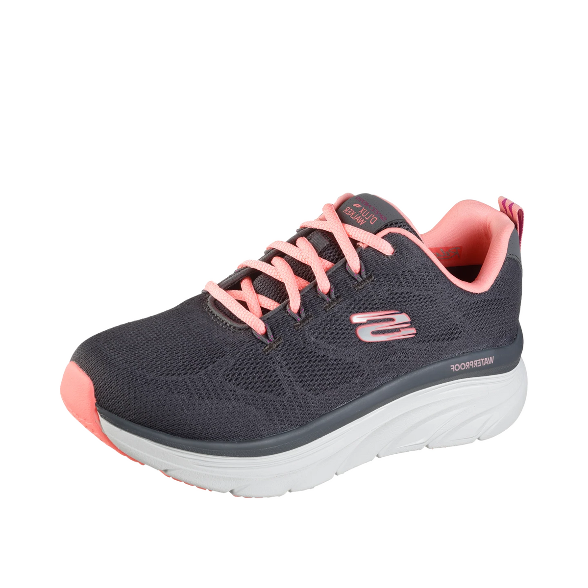 Skechers D'Lux Walker "Charcoal/Coral" | 149810CCCL