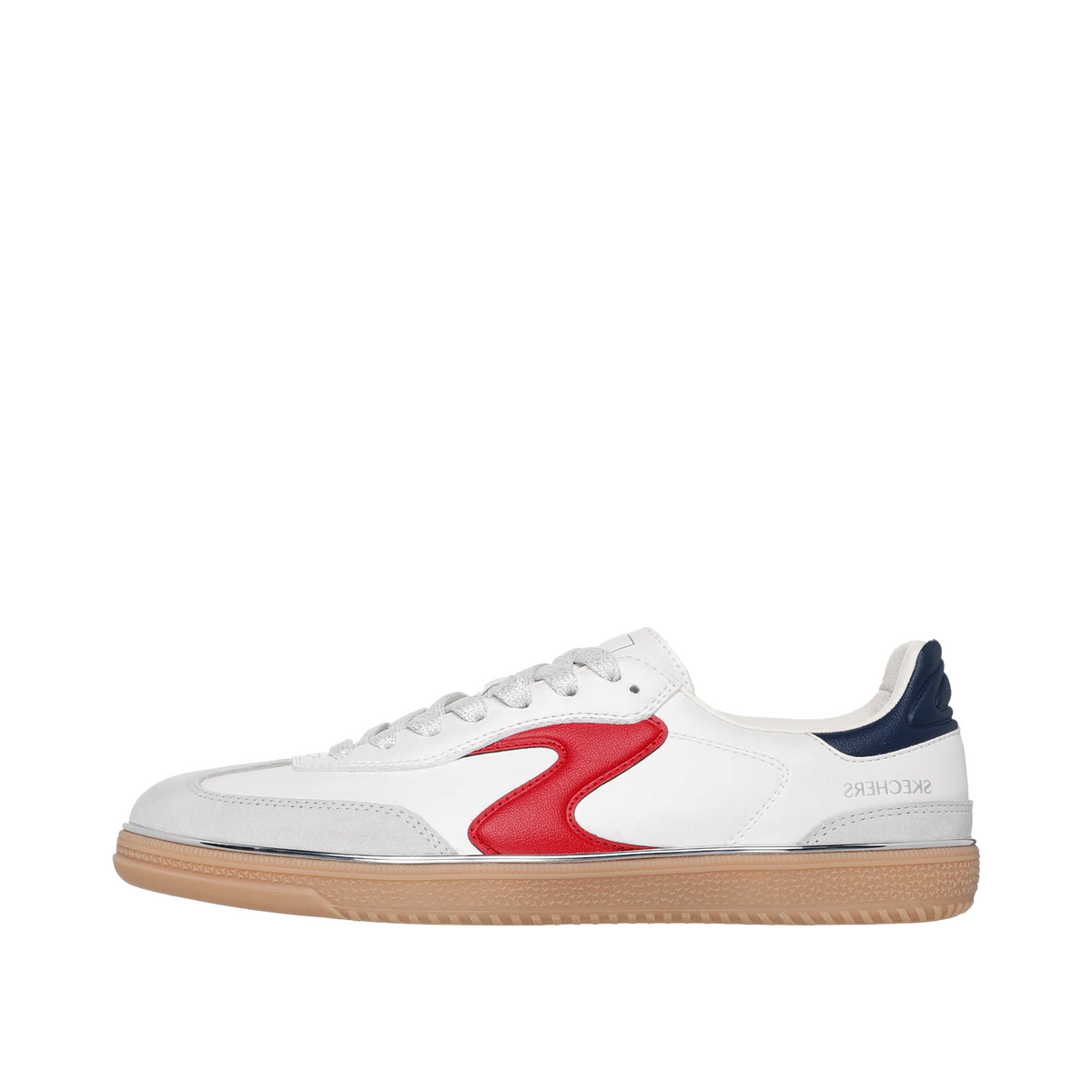 Skechers Hotshot - Living Luxe "White/Navy" | 185405WNVR